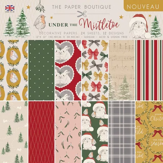 Under the Mistletoe Decorative 12x12 Paper Pad