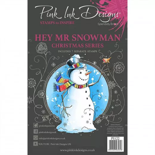 Pink Ink Designs Clear Stamps - Hey Mr. Snowman