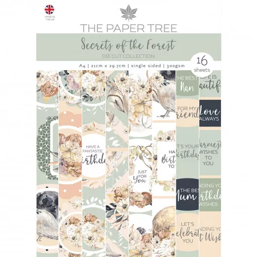 Secrets of the Forest A4 Die-Cut Collection Pad