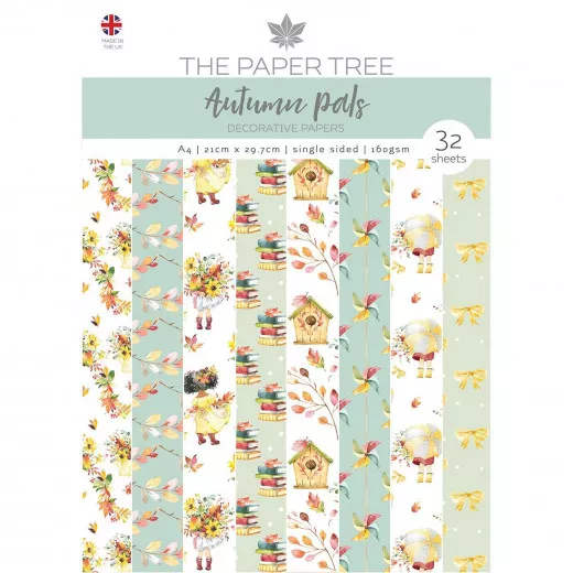 Autumn Pals Backing A4 Paper Pad