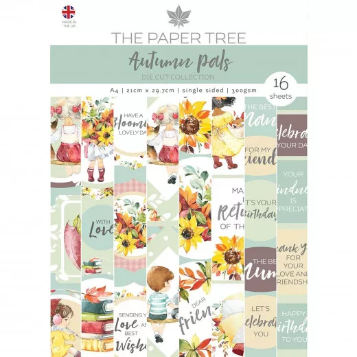 Autumn Pals A4 Die Cut Collection Pad