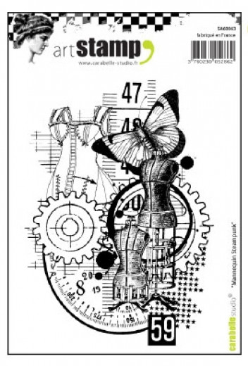 Cling Stamps - Mannequin Steampunk