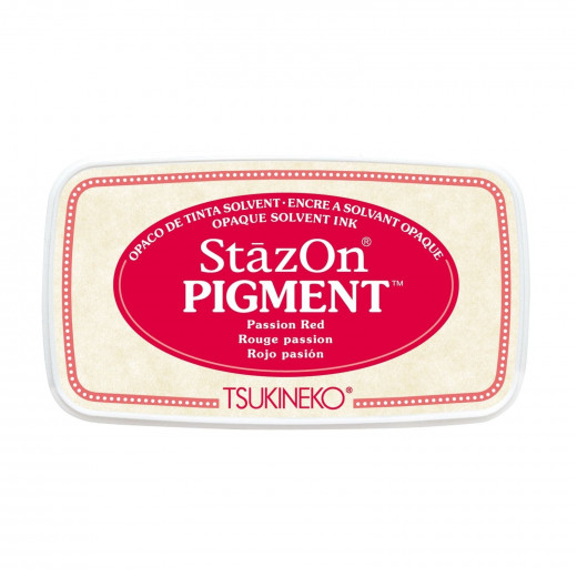 StazOn Pigment Ink Pad - Passion Red