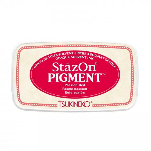 StazOn Pigment Ink Pad - Passion Red