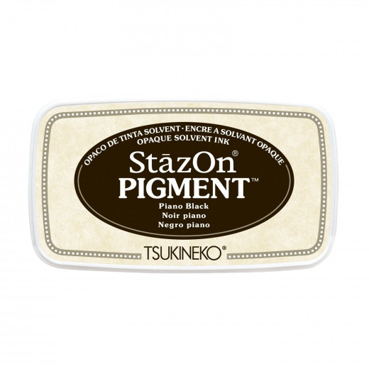 StazOn Pigment Ink Pad - Piano Black