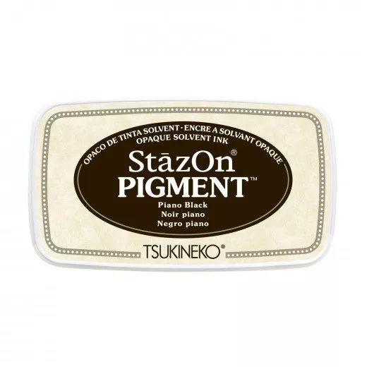 StazOn Pigment Ink Pad - Piano Black