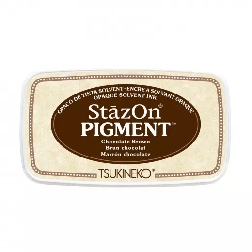 StazOn Pigment Ink Pad - Chocolate Brown