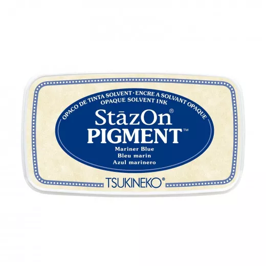 StazOn Pigment Ink Pad - Mariner Blue