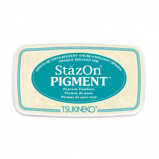 StazOn Pigment Ink Pad - Peacock Feathers