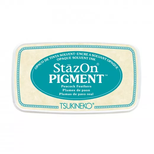 StazOn Pigment Ink Pad - Peacock Feathers