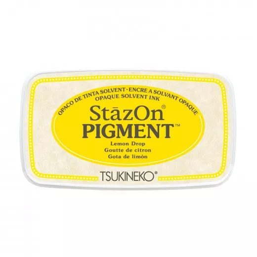 StazOn Pigment Ink Pad - Lemon Drop