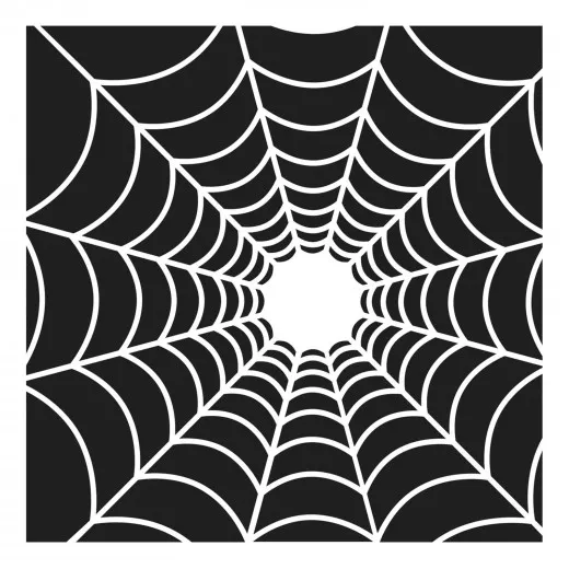 Crafters Workshop Template 12x12 - Spiderweb