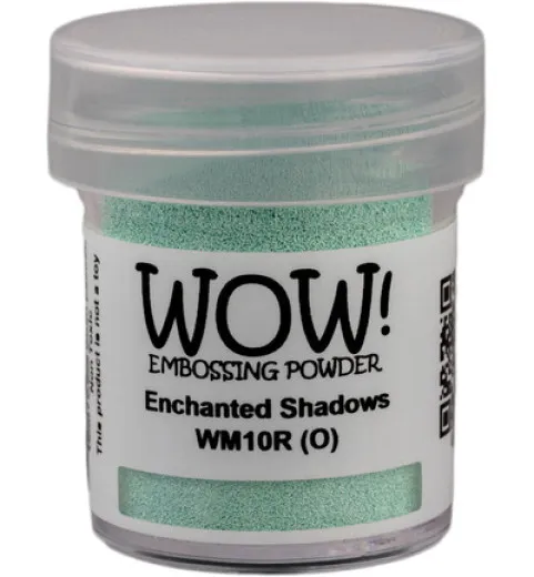 WOW! Embossing Powder Enchanted Shadows WM10R in 15 ml Dose mit mintgrünem Pulver