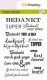 Clear Stamps - Tekst bedankt (NL)