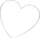 Draht-Herz 28 cm