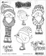 Dylusions Cling Stamps - Christmas Just Robbin Along