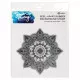 Simon Hurley Cling Stamps - Background Flowering Mandala