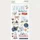 Simple Stories Foam Sticker - Simple Vintage Sand & Sea