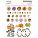 Simple Stories Decorative Brads - Say Cheese Classic Mouse Halloween