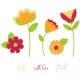 Sizzix - Clear Stamps by Catherine Pooler - Whimsy Bloom #1