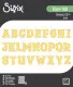 Thinlits Die by Eileen Hull - Nora Alphabet