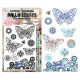 Clear Stamps Nr. 1462 - Cercle De Couleurs - Papillons by Azoline