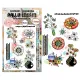 Clear Stamps Nr. 1477 - Lovely Couleurs - Funny Coquelicots by Azoline