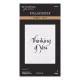 BetterPress - Press & Foil Plate - Upright Italic Everyday Sentiments - Thinking of You