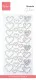 Decorative Pearls - Hearts - Rhinestones Silver