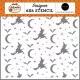 Carta Bella 6x6 Stencil - Witches Night Out