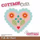 Cottage Cutz Die - Folk Art Heart
