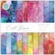 Essential Craft Papers - 8x8&quote; Paper Pad - Ink Drops Vivid