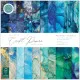 Essential Craft Papers - 12x12 Paper Pad - Ink Drops Ocean 2