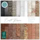 Essential Craft Papers - 6x6 Paper Pad - Brick Textures 2