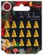 Metal Charms - Tis the Season Gold Bells