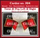 CREAlies Cardzz - Nr. 324 - Twist & Pop Left & Right (for Top Folding Cards)
