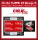 CREAlies On The MOVE Nr. 29 - Design S - Triangle Fold Card Half Squares