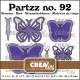 CREAlies Partzz - Nr. 92 - Butterfly A Middle and Small