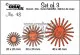 Set of 3 Stanze - Nr. 48 - Blumen 20