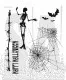 Tim Holtz Cling Stamps - Trick-Or-Treat