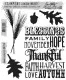 Cling Stamps by Tim Holtz - Thankful Silhouettes