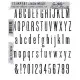 Cling Stamps by Tim Holtz - Tall Text
