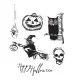Tim Holtz Cling Stamps - Carved Halloween