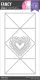 Hero Arts Fancy Dies - Folded Love Note