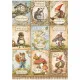 Stamperia Rice Paper - Hidden Grove - Cards