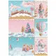 Stamperia Rice Paper - Candy Christmas - Cards