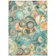Stamperia Rice Paper - Furry Friends - Harmony of Circles and Textures