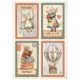 Stamperia Rice Paper - Family - 4 Cards