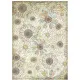 Stamperia Rice Paper - Daisy Art - Stylized Daisy Pattern