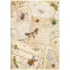 Stamperia Rice Paper - All Around - Letters